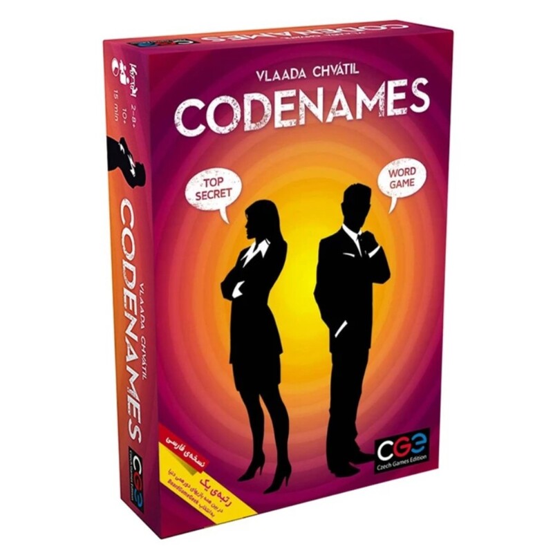 بازی فکری کد نیمز کلمات(CODENAMES)